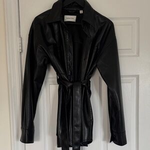 Babaton Black Leather Jacket